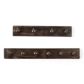 Vintage Natural Cloth Hooks Set of 2